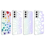 Galaxy S21 FE Kılıf Zore M-Blue Desenli Kapak