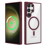 Galaxy S22 Ultra Kılıf M-safe Wireless Şarj Özellikli Silikon Zore Ege Kapak