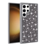 Galaxy S22 Ultra Kılıf Parlak Taşlı Tasarım Zore Pırlanta Kapak