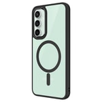 Galaxy S23 FE Kılıf Wireless Şarj Özellikli Zore Krom M-safe Silikon Kapak