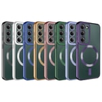 Galaxy S23 Kılıf M-safe Wireless Şarj Özellikli Zore Setro Silikon