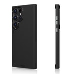 Galaxy S23 Ultra Kılıf M-safe Şarj Özellikli Basit Mat Deri Desenli Youngkit Tech Fashion Serisi Kapak