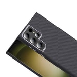Galaxy S23 Ultra Kılıf M-safe Şarj Özellikli Karbon Fiber Görünümlü Zore Gros Kapak