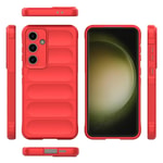 Galaxy S24 FE Kılıf Esnek TPU Oyuklu Arka Yüzey Tasarımlı Zore Etnik Silikon Kapak