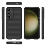 Galaxy S24 FE Kılıf Esnek TPU Oyuklu Arka Yüzey Tasarımlı Zore Etnik Silikon Kapak