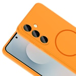 Galaxy S24 FE Kılıf M-safe Şarj Özellikli Zore Meta Kapak