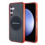Galaxy S24 Kılıf AMG Orjinal Lisanslı M-safe Şarj Özellikli Transparan Timeless Kapak