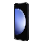 Galaxy S24 Kılıf Guess Orjinal Lisanslı M-safe Şarj Özellikli PU Halkalı 4G Desenli Yazı Logolu Kapak