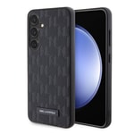 Galaxy S24 Kılıf Karl Lagerfeld Orjinal Lisanslı Saffiano Monogram Metal Logo Kapak
