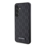 Galaxy S24 Kılıf Karl Lagerfeld Orjinal Lisanslı Saffiano Monogram Metal Logo Kapak