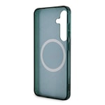 Galaxy S24 Kılıf Lacoste Orjinal Lisanslı M-safe Şarj Özellikli Çift Katmanlı Timsah Logolu Blend Monogram Kapak