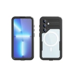 Galaxy S24 Kılıf M-safe Şarj Özellikli 1-1 Su Geçirmez Kılıf