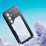 Galaxy S24 Kılıf M-safe Şarj Özellikli 1-1 Su Geçirmez Kılıf