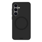 Galaxy S24 Kılıf M-safe Şarj Özellikli Çizilmeye Ve Aşınmaya Dayanıklı Youngkit Velvet Serisi Kapak