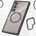 Galaxy S24 Kılıf M-safe Şarj Özellikli Casebang Body Frame Kapak