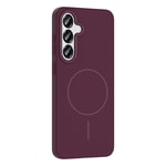 Galaxy S24 Kılıf M-safe Şarj Özellikli Zore Ruby Sert Kapak