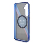 Galaxy S24 Plus Kılıf BMW Orjinal Lisanslı M Logolu Üç Renk Çizgili Motorsport Circle Kapak