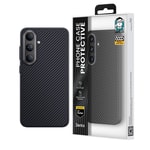 Galaxy S24 Plus Kılıf Karbon Fiber M-safe Şarj Özellikli Benks Hybrid ArmorPro 600D Kevlar Kapak