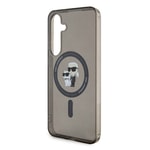 Galaxy S24 Plus Kılıf Karl Lagerfeld Orjinal Lisanslı M-safe Şarj Özellikli Karl & Choupette IML Baskılı Kapak