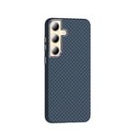 Galaxy S24 Plus Kılıf M-safe Şarj Özellikli Karbon Fiber Görünümlü Zore Gros Kapak