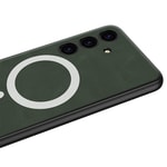 Galaxy S24 Plus Kılıf M-safe Şarj Özellikli Deri Tasarımlı Zore Kıpta Nubuk Kapak