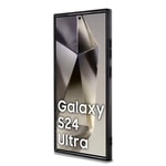Galaxy S24 Ultra Kılıf AMG Orjinal Lisanslı M-safe Şarj Özellikli Eşkenar Dörtgen Desenli Transparan Kapak