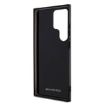 Galaxy S24 Ultra Kılıf AMG Orjinal Lisanslı Çift Katmanlı Büyük Logolu Dörtgen Şerit Desenli Kapak