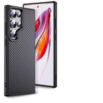 Galaxy S24 Ultra Kılıf Aramid Karbon Fiber M-safe Özellikli Wlons Radison Kapak
