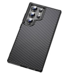 Galaxy S24 Ultra Kılıf Aramid Karbon Fiber M-safe Özellikli Wlons Radison Kapak