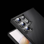 Galaxy S24 Ultra Kılıf Aramid Karbon Fiber M-safe Özellikli Wlons Radison Kapak