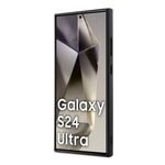 Galaxy S24 Ultra Kılıf BMW Orjinal Lisanslı M-safe Şarj Özellikli M Logolu Üç Çizgili Delikli Deri Kapak
