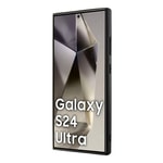 Galaxy S24 Ultra Kılıf BMW Orjinal Lisanslı M-safe Şarj Özellikli M Logolu Üç Çizgili PU Karbon Kapak