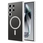 Galaxy S24 Ultra Kılıf Kamera Korumalı M-safe Wireless Şarj Özellikli Zore Demre Kapak