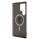 Galaxy S24 Ultra Kılıf Karl Lagerfeld Orjinal Lisanslı M-safe Şarj Özellikli Karl Head IML Baskılı Kapak