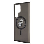 Galaxy S24 Ultra Kılıf Karl Lagerfeld Orjinal Lisanslı M-safe Şarj Özellikli Karl & Choupette IML Baskılı Kapak