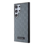 Galaxy S24 Ultra Kılıf Karl Lagerfeld Orjinal Lisanslı Saffiano Monogram Metal Logo Kapak