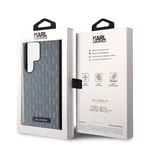 Galaxy S24 Ultra Kılıf Karl Lagerfeld Orjinal Lisanslı Saffiano Monogram Metal Logo Kapak
