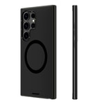 Galaxy S24 Ultra Kılıf M-safe Şarj Özellikli Çizilmeye Ve Aşınmaya Dayanıklı Youngkit Velvet Serisi Kapak