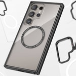 Galaxy S24 Ultra Kılıf M-safe Şarj Özellikli Casebang Body Frame Kapak