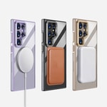 Galaxy S24 Ultra Kılıf M-safe Şarj Özellikli Wlons Standlı Efsane Kapak