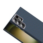 Galaxy S24 Ultra Kılıf M-safe Şarj Özellikli Karbon Fiber Görünümlü Zore Gros Kapak