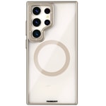 Galaxy S24 Ultra Kılıf M-safe Şarj Özellikli Sararma Önleyici Youngkit Crystal Grid Kapak