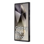 Galaxy S24 Ultra Kılıf Mercedes Benz Orjinal Lisanslı M-safe Şarj Özellikli PC TPU Transparan Black Ring Kapak