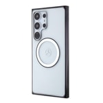 Galaxy S24 Ultra Kılıf Mercedes Benz Orjinal Lisanslı M-safe Şarj Özellikli PC TPU Transparan Black Ring Kapak