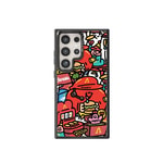 Galaxy S24 Ultra M-safe Şarj Özellikli Casebang Ahhey Serisi Arka Panel