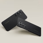 Galaxy S24 Ultra M-safe Şarj Özellikli Karbon Fiber Benks Montage ArmorAir Kevlar Kapak