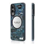 Galaxy S25 Edge Kılıf M-safe Şarj Özellikli Youngkit Technology Serisi Kapak