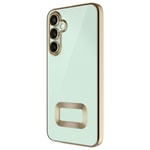Galaxy S25 FE Kılıf Kamera Korumalı Logo Gösteren Zore Omega Kapak