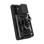 Galaxy S25 FE Kılıf Magnetik Standlı Kamera Korumalı Zore Sürgülü Vega Kapak