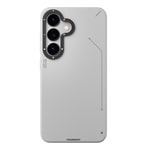 Galaxy S25 Kılıf M-safe Şarj Özellikli Basit Mat Deri Desenli Youngkit Tech Fashion Serisi Kapak